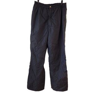 Obermeyer Nylon Snow Pants Snowpants Snowboarding Skiing Black Men's XL
